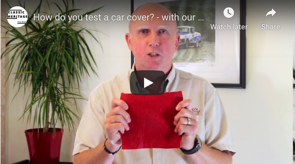 How to test a car cover's quality