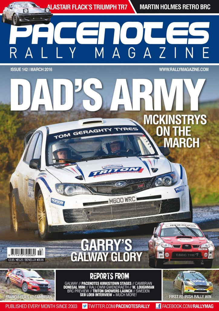 Pacenotes Magazine feature Hamilton Classic and Motorsport TR7V8 rally car