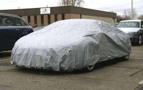 RK Accessories Premium Waterproof Nylon Car Cover Outdoor Heavy Duty With Elasticated Hem